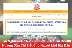 Đánh giá chơi lô đề tại One88 có thực sự an toàn